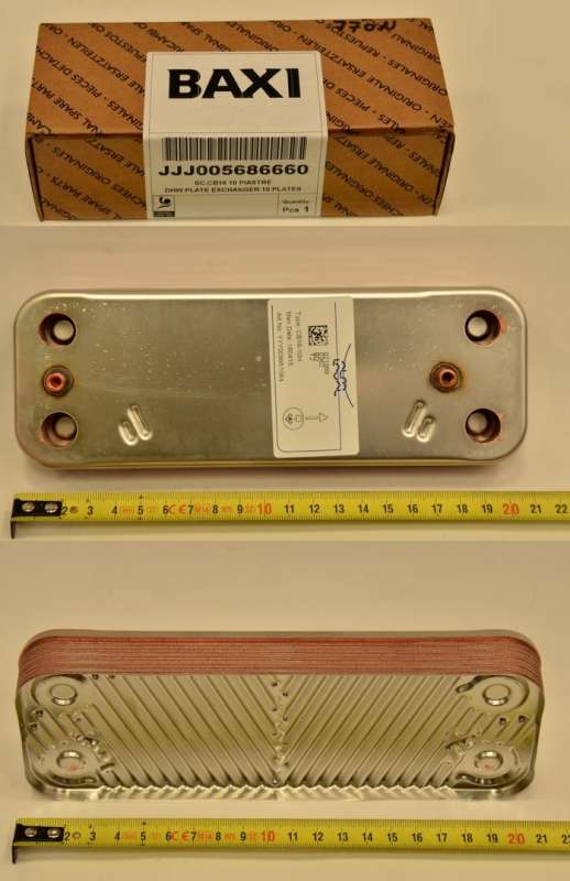 Теплообменник ГВС на 10 пластин (5686660)